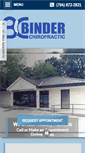 Mobile Screenshot of binderchiropractic.com
